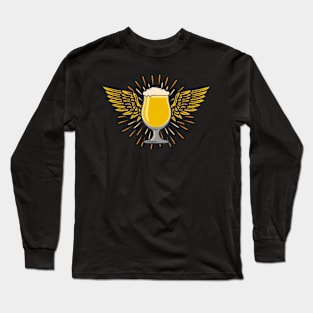 Beer angel drinking team Long Sleeve T-Shirt